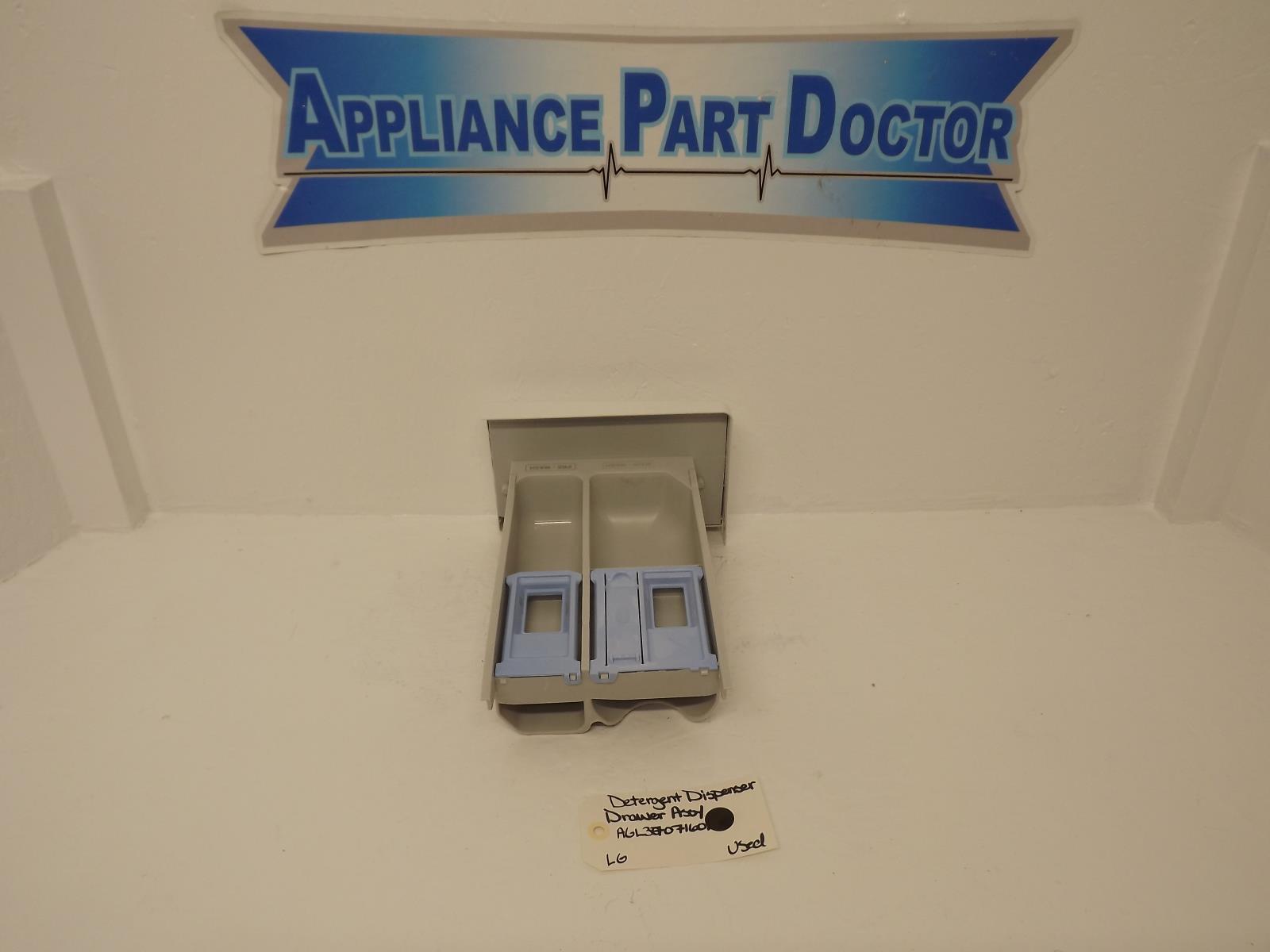 LG Washer AGL37071601 Detergent Dispenser Drawer Assy Used LG Washer AGL37071601 Detergent Dispenser Drawer Assy Used